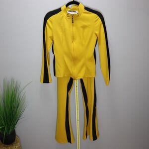 Kill Bill Tracksuit Kids Small Yellow Black Miramax Vol 1 & 2 Costume Good